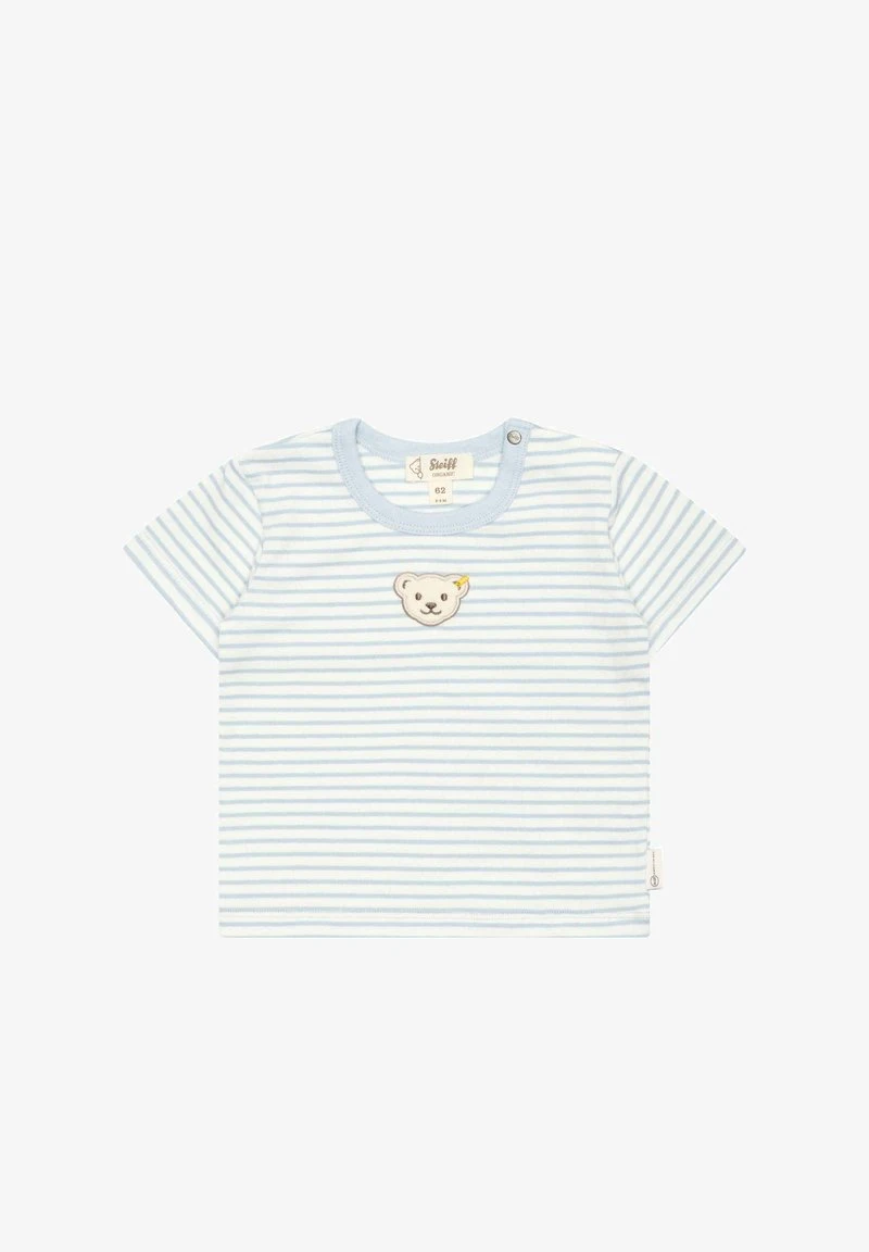 Steiff UNISEX KURZARM WELLNESS MIT TEDDYKOPF - T-Shirt Print - Silver Pink – Bild 5