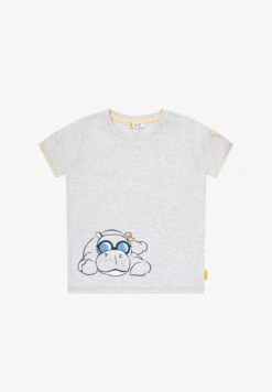 Steiff KURZARM HAPPY HIPPO - T-Shirt Print - Nimbus Cloud