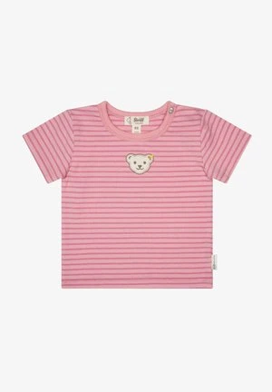 Steiff UNISEX KURZARM WELLNESS MIT TEDDYKOPF - T-Shirt Print - Silver Pink – Bild 6