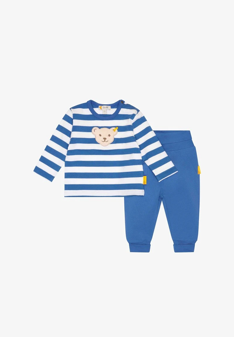 Steiff SET LANGARM HAPPY HIPPO - Jogginghose - Bright Cobalt