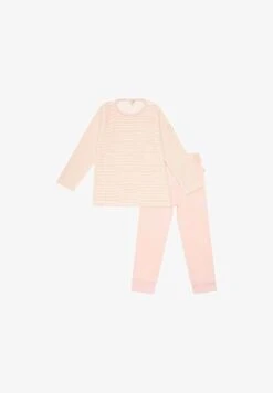 STEIFF KINDER NACHTWÄSCHE BÄR - Pyjama - Rosa Weiß