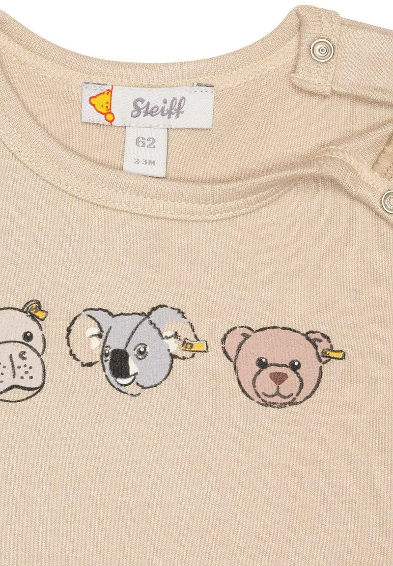Steiff KURZARM LAZY NILS - T-Shirt Print - Doeskin – Bild 3