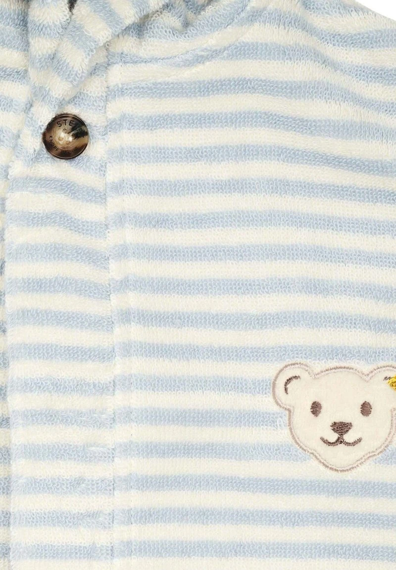 Steiff Bademantel - Hellblau Weiß – Bild 3