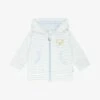 Steiff GOTS BABY WELLNESS KLASSISCH MIT REISSVERSCHLU - Sweatjacke - Celestial Blue