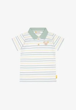 Steiff KURZARM LAZY NILS - Poloshirt - Bright White