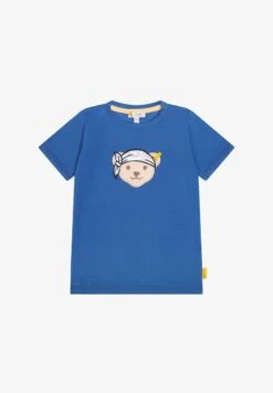 Steiff KURZARM - T-Shirt Print - Bright Cobalt