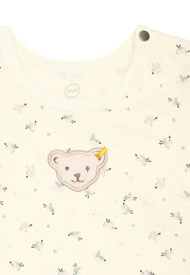 Steiff MIT SCHULTERKNÖPFUNG MIT VOGELPRINT - Body - Antique White – Bild 3