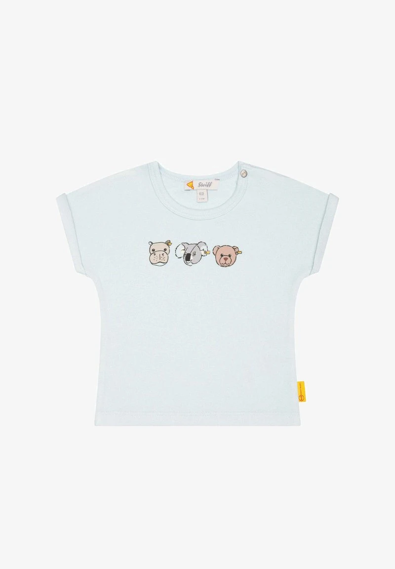 Steiff KURZARM LAZY NILS - T-Shirt Print - Doeskin – Bild 5