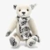 Steiff COLLECTORS SNAKE TEDDY BEAR - Kuscheltier - Light Grey