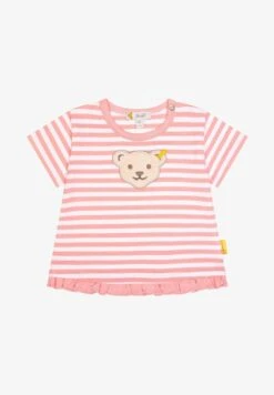 Steiff KURZARM ERENDIPITY - T-Shirt Print - Salmon Rose