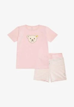 Steiff SET - Nachtwäsche Set - Silver Pink