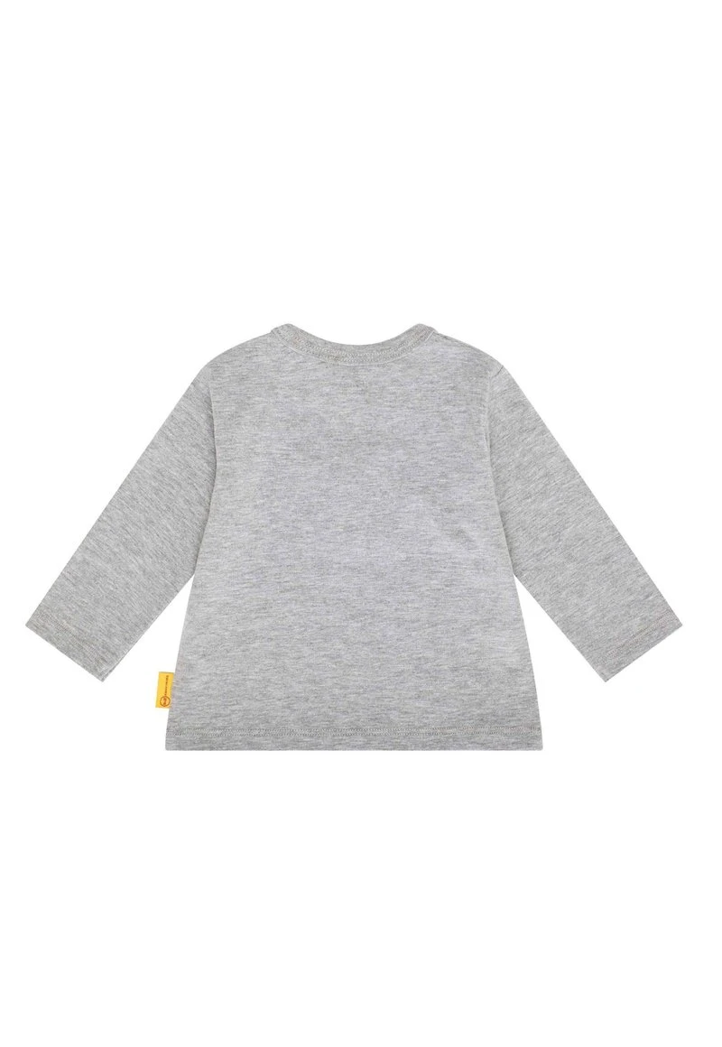 Steiff CLASSIC MIT TEDDYKOPF - Langarmshirt - Soft Grey Melange – Bild 2
