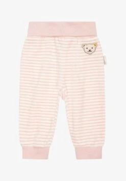 Steiff MIT BEINBÜNDCHEN - Stoffhose - Silver Pink