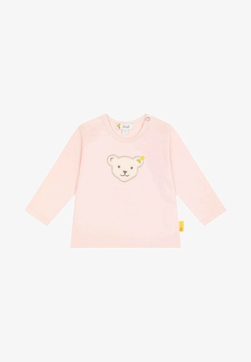 Steiff CLASSIC MIT TEDDYKOPF - Langarmshirt - Soft Grey Melange – Bild 6