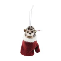 STEIFF 007040 Hedgehog In A Mitten Ornament 11 Cm