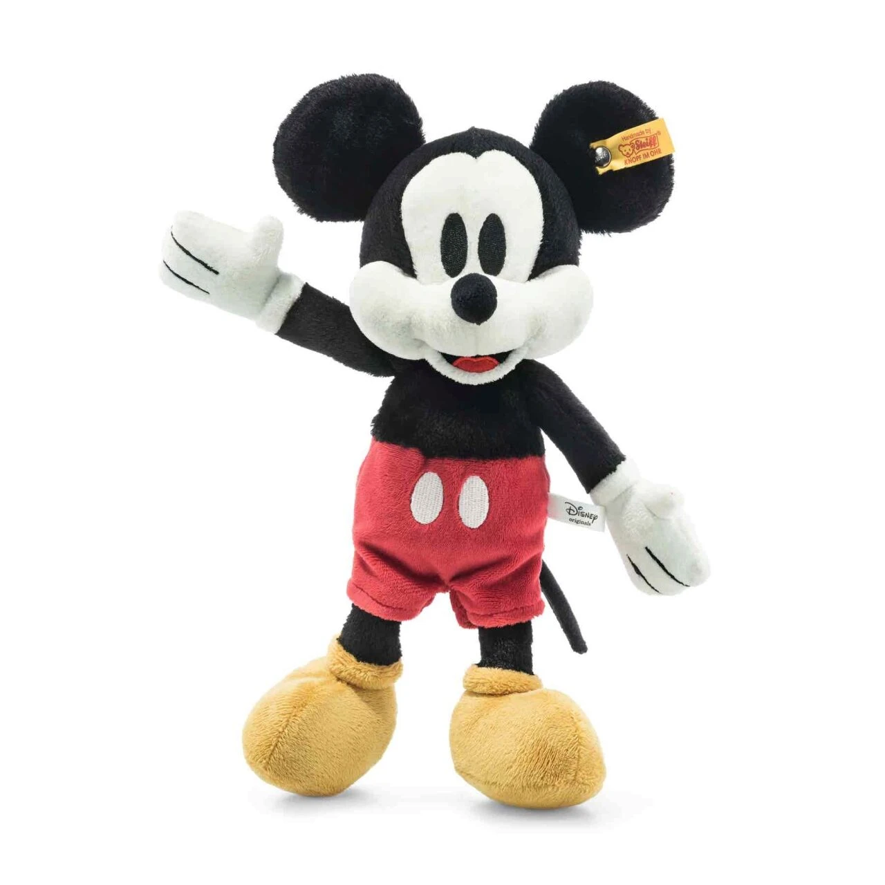 STEIFF 024498 Soft Cuddly Friends Disney Mickey Mouse, Bunt 31 Cm
