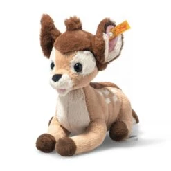 STEIFF 024689 Soft Cuddly Friends Disney Originals Bambi 21 Cm Bunt Liegend