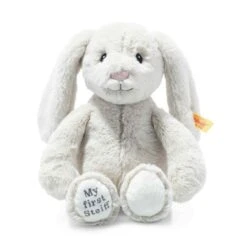 STEIFF 242342 Soft Cuddly Friends My First Steiff Hoppie Hase, Creme 26 Cm