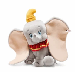STEIFF 355547 Disney Dumbo Grau Sitzend Mohair
