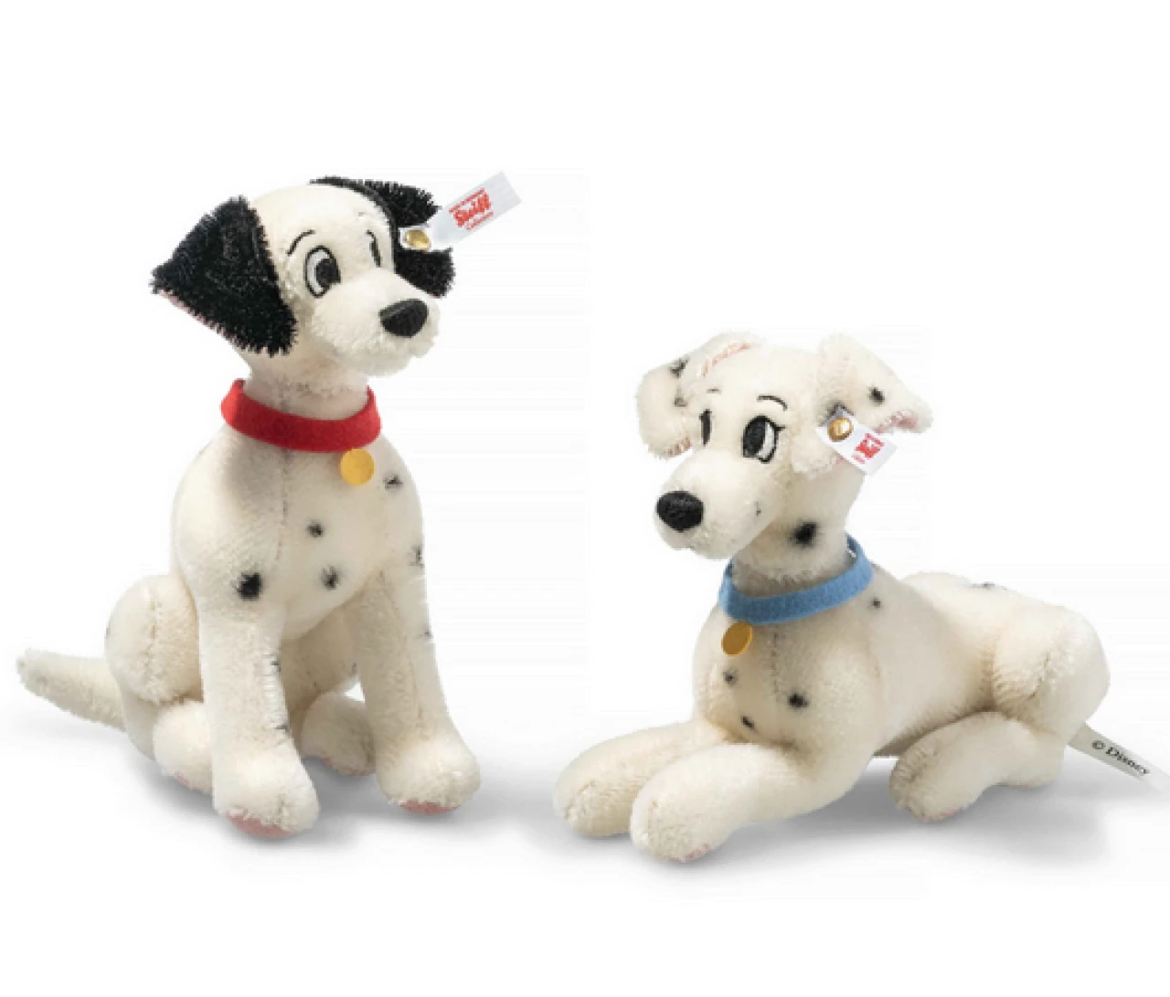 STEIFF 355813 101 Disney 101 Dalmatiner Set Pongo Und Perdita