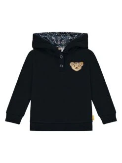 Steiff Hoodie In Schwarz