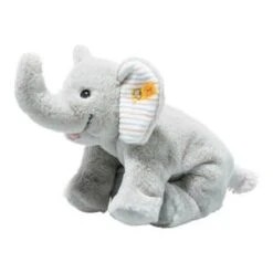 Steiff Kuscheltier Elefant Floppy Trampili Soft Cuddly Friends 20 Cm In Grau