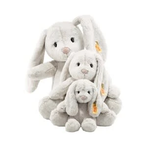 Steiff Kuscheltier Hoppie Hase Soft Cuddly Friends 18cm In Grau – Bild 2