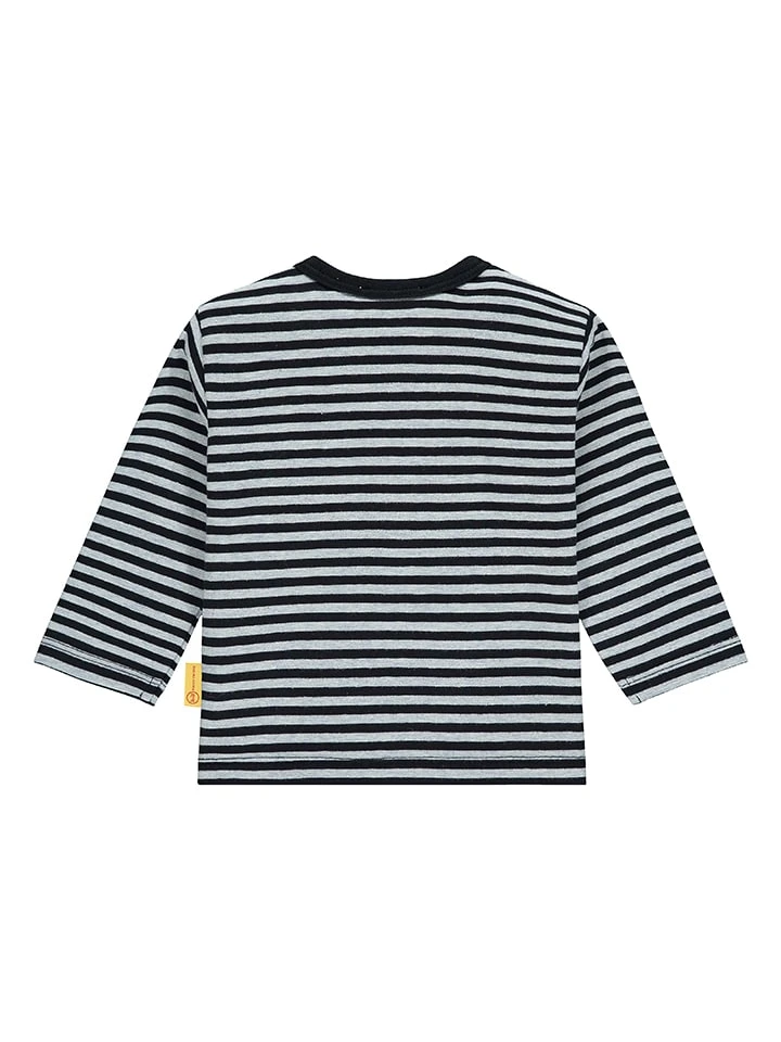 Steiff Longsleeve In Dunkelblau/ Grau – Bild 2