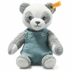Steiff Paco Panda, Grau/weiß/petrol