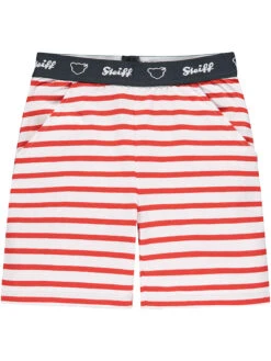 Steiff Shorts In Rot/ Weiß