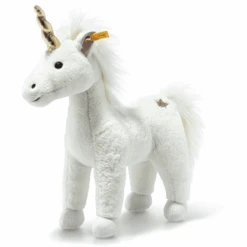 Steiff Soft Cuddly Friends Einhorn Unica Weiss Stehend, 35 Cm
