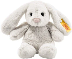 Steiff Soft Cuddly Friends Hase Hoppie Hellgrau, 18 Cm