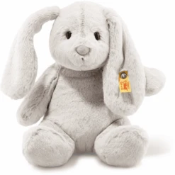Steiff Soft Cuddly Friends Hoppie Hase, Hellgrau, 28 Cm