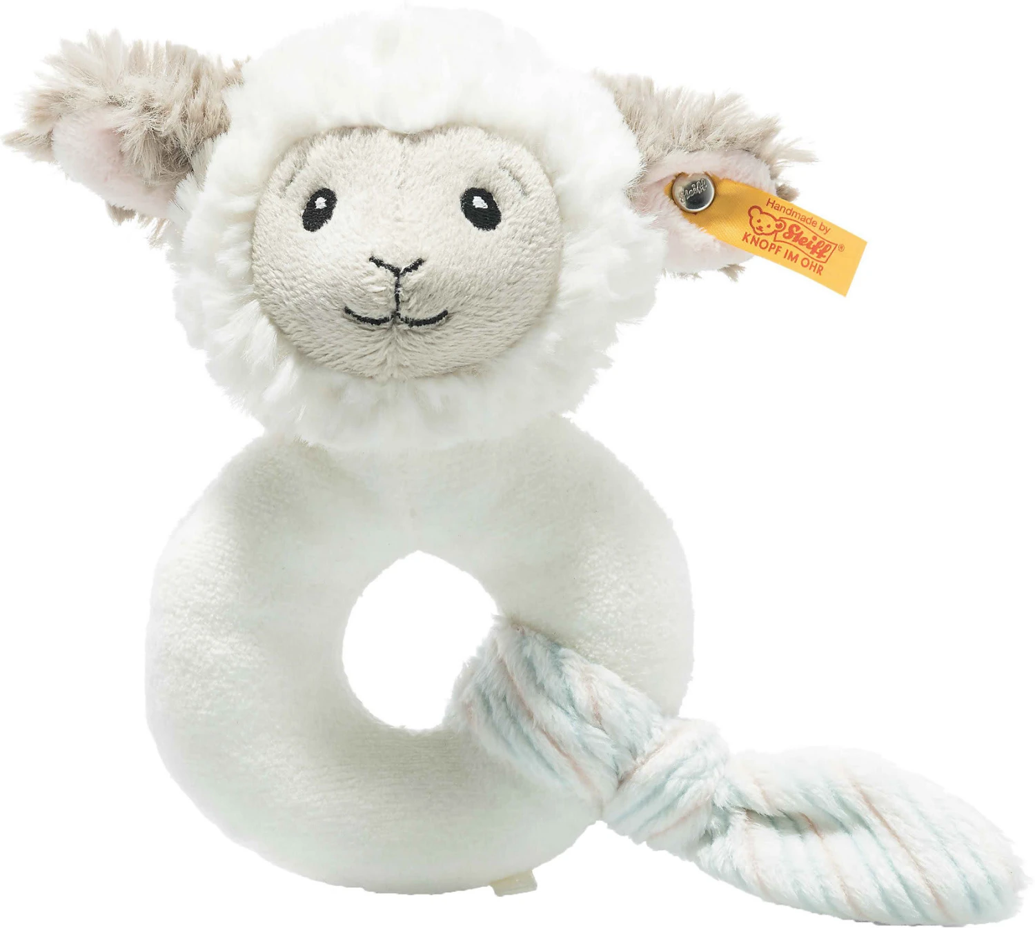 Steiff Soft Cuddly Friends Lita Lamm Greifling Mit Rassel, 14 Cm