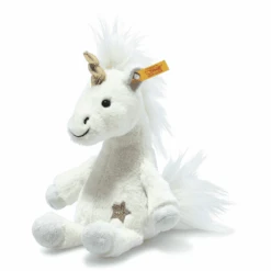 Steiff Soft Cuddly Friends Schlenker Einhorn Unica Weiß, 20 Cm
