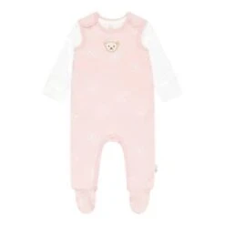 Steiff Strampler-Set Elefanten In Rosa