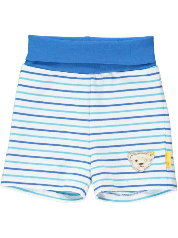 Steiff Sweatshorts In Türkis/ Blau – Bild 3