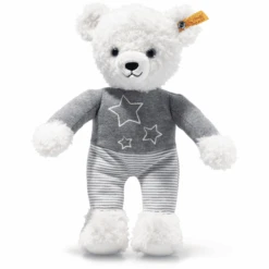 Steiff Teddybär Knuffi Weiß/grau, 30 Cm