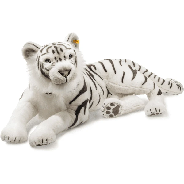 Steiff Tuhin Tiger 110 Weiss Liegend